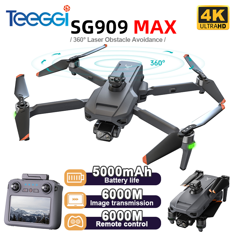 Drone Gimbal Brushless - Teeggi SG909 MAX GPS Drone con